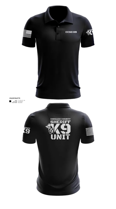 Chisago County K9 Unit 88074556 Short Sleeve Performance Polo - 110