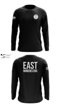 East Moriches Community Ambulance 82979004 Long Sleeve Performance Shirt - 100