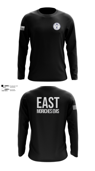 Long Sleeve Performance Shirt, East Moriches Community Ambulance, EMS/EMT, Teamtime, Team time, sublimation, custom sports apparel, team uniforms, spirit wear, spiritwear, sports uniforms, custom shirts, team store, custom team store, fundraiser sports, apparel fundraiser