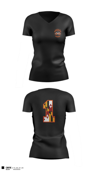 Women's Short Sleeve Vneck Shirt, Bikers For Cause Foundation, , Teamtime, Team time, sublimation, custom sports apparel, team uniforms, spirit wear, spiritwear, sports uniforms, custom shirts, team store, custom team store, fundraiser sports, apparel fundraiser