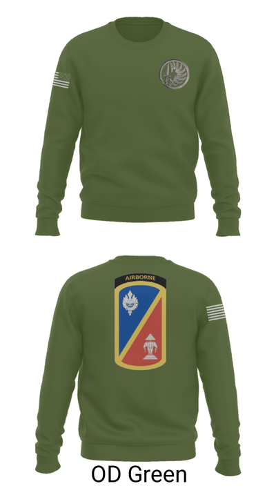1st Det. Royal Lao Airborne 88518562 Crew Neck Sweatshirt - 45
