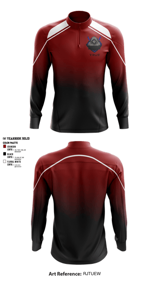 Quarter Zip Jacket, True, E-Sports, Teamtime, Team time, sublimation, custom sports apparel, team uniforms, spirit wear, spiritwear, sports uniforms, custom shirts, team store, custom team store, fundraiser sports, apparel fundraiser