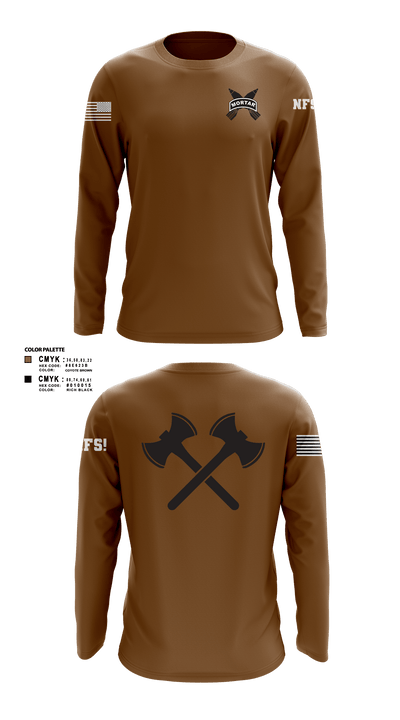 Mortars 32639888 Long Sleeve Performance Shirt - 2