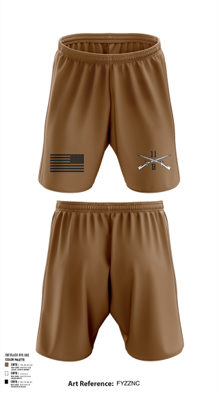 Athletic Shorts With Pockets, C Co 1-124 Rifle Company, National Guard, Teamtime, Team time, sublimation, custom sports apparel, team uniforms, spirit wear, spiritwear, sports uniforms, custom shirts, team store, custom team store, fundraiser sports, apparel fundraiser