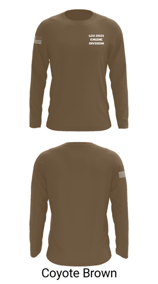 Long Sleeve Performance Shirt, LCU 2031 ENGINE DIVISION, Army, Teamtime, Team time, sublimation, custom sports apparel, team uniforms, spirit wear, spiritwear, sports uniforms, custom shirts, team store, custom team store, fundraiser sports, apparel fundraiser