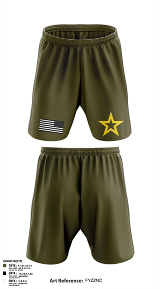 Athletic Shorts With Pockets, Maryville Honeybadger, Army, Teamtime, Team time, sublimation, custom sports apparel, team uniforms, spirit wear, spiritwear, sports uniforms, custom shirts, team store, custom team store, fundraiser sports, apparel fundraiser