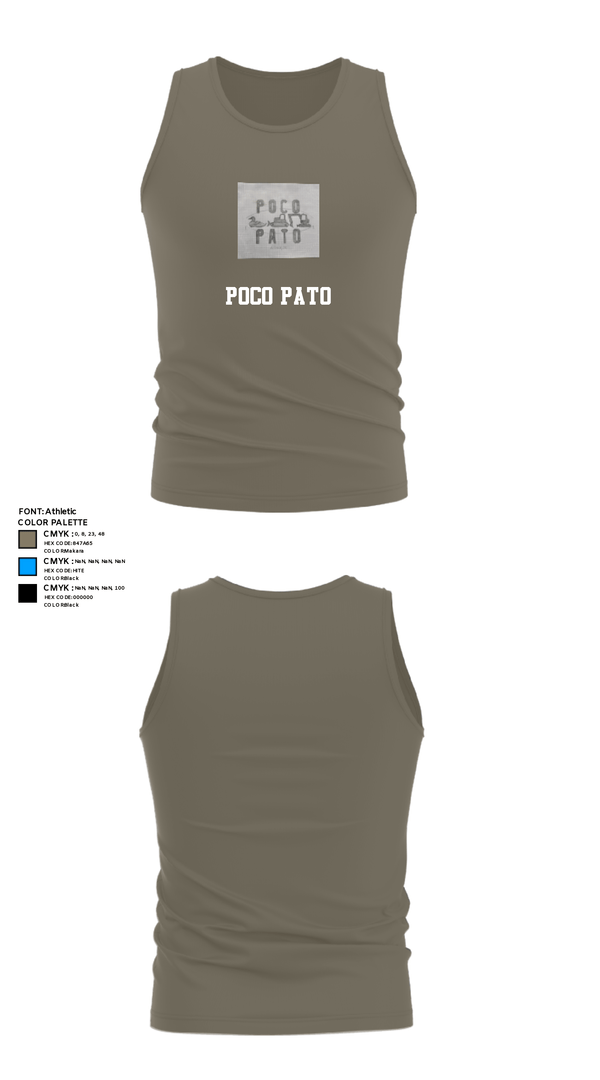 Tank Top, Poco Pato, , Teamtime, Team time, sublimation, custom sports apparel, team uniforms, spirit wear, spiritwear, sports uniforms, custom shirts, team store, custom team store, fundraiser sports, apparel fundraiser
