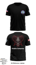 Delta Company 3-144th Infantry 77323460 Old School Cotton Feel Shirt - 6