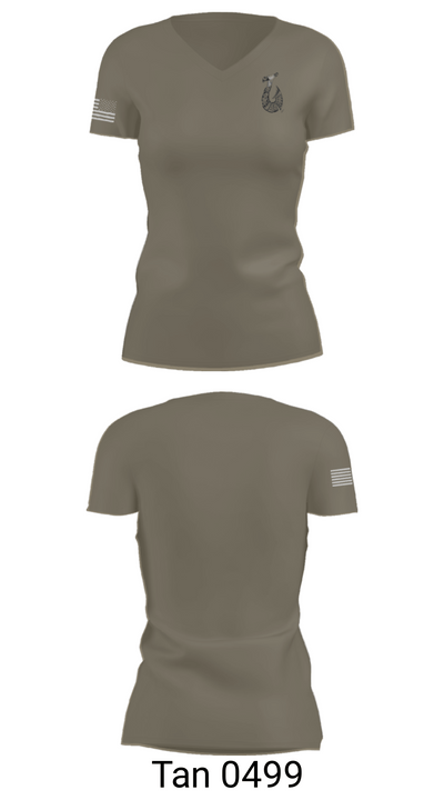 Ortiz 96148832 Women's Short Sleeve V-neck Shirt - 68