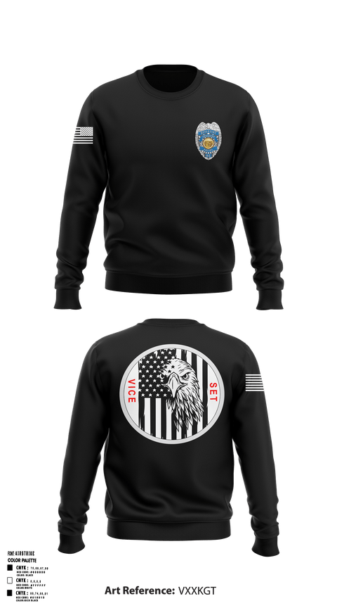 Crew Neck Sweatshirt, Vice Narcotics, , Teamtime, Team time, sublimation, custom sports apparel, team uniforms, spirit wear, spiritwear, sports uniforms, custom shirts, team store, custom team store, fundraiser sports, apparel fundraiser