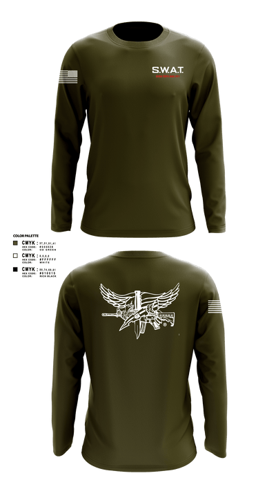 MONTVILLE SERT 14033723 Long Sleeve Performance Shirt - 102