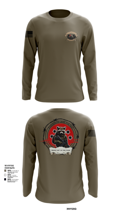 441st Engineer Company 97843489 Long Sleeve Performance Shirt 106