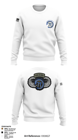 Crew Neck Sweatshirt, 71st Chemical Company (HR), Army, Teamtime, Team time, sublimation, custom sports apparel, team uniforms, spirit wear, spiritwear, sports uniforms, custom shirts, team store, custom team store, fundraiser sports, apparel fundraiser