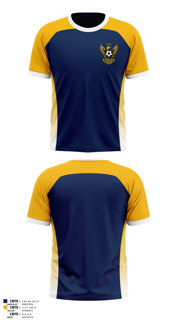 Short Sleeve Performance Shirt, Eagles SC, Men's Soccer, Teamtime, Team time, sublimation, custom sports apparel, team uniforms, spirit wear, spiritwear, sports uniforms, custom shirts, team store, custom team store, fundraiser sports, apparel fundraiser