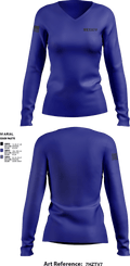 México 77334867 Women's Long Sleeve V-neck Shirt - 2