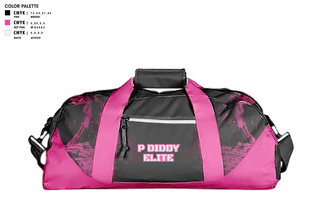 Duffle Bag, P Diddy Elite, Men's Basketball, Teamtime, Team time, sublimation, custom sports apparel, team uniforms, spirit wear, spiritwear, sports uniforms, custom shirts, team store, custom team store, fundraiser sports, apparel fundraiser