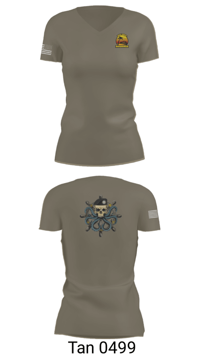 MSRON 11 26048163 Women's Short Sleeve V-neck Shirt - 65