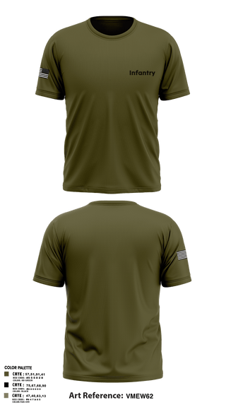 Old School Cotton Feel Shirt, Infantry, , Teamtime, Team time, sublimation, custom sports apparel, team uniforms, spirit wear, spiritwear, sports uniforms, custom shirts, team store, custom team store, fundraiser sports, apparel fundraiser