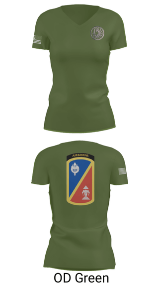 Women's Short Sleeve Vneck Shirt, 1st Det. Royal Lao Airborne, Army, Teamtime, Team time, sublimation, custom sports apparel, team uniforms, spirit wear, spiritwear, sports uniforms, custom shirts, team store, custom team store, fundraiser sports, apparel fundraiser