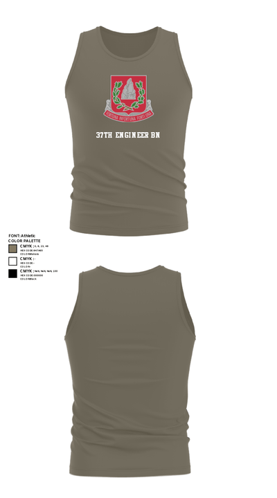37th engineer bn 83010266 Tank Top - 79