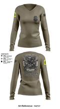 307TH Military Police Company 95358233 Women's Long Sleeve V-neck Shirt - 5
