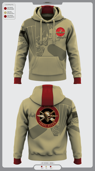 Hoodie, 2nd Force Reconnaissance, Marines, Teamtime, Team time, sublimation, custom sports apparel, team uniforms, spirit wear, spiritwear, sports uniforms, custom shirts, team store, custom team store, fundraiser sports, apparel fundraiser