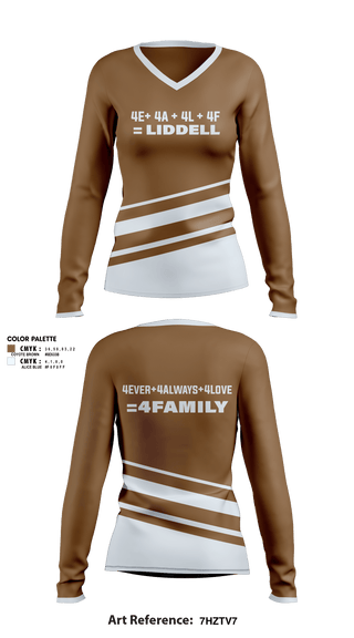 Women's Long Sleeve Vneck Shirt, Liddell, , Teamtime, Team time, sublimation, custom sports apparel, team uniforms, spirit wear, spiritwear, sports uniforms, custom shirts, team store, custom team store, fundraiser sports, apparel fundraiser