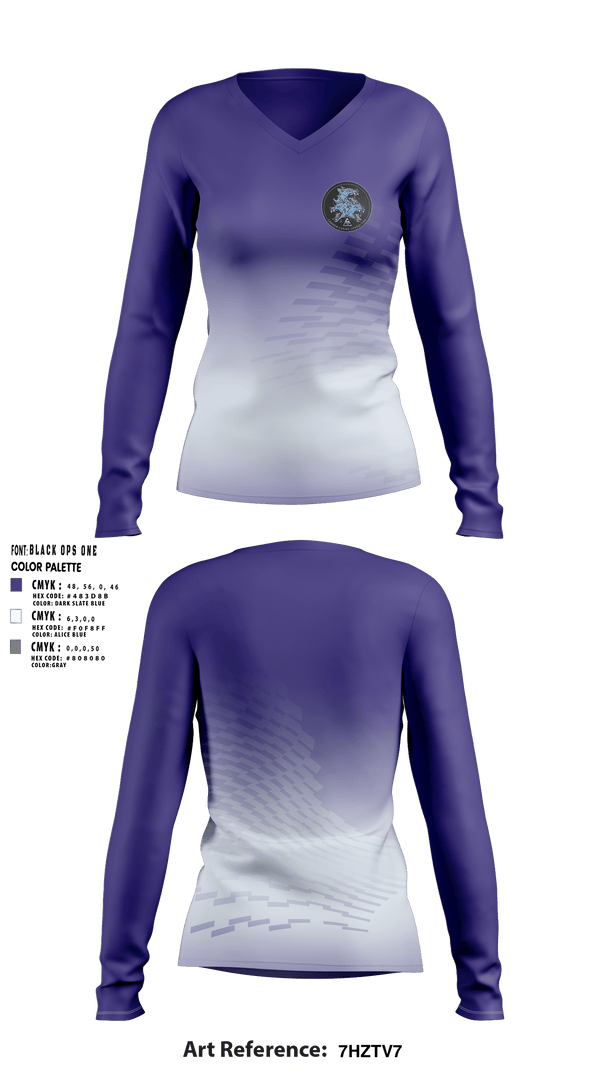 Women's Long Sleeve Vneck Shirt, Cannon Canine ConsultingCannon Canine Consulting, , Teamtime, Team time, sublimation, custom sports apparel, team uniforms, spirit wear, spiritwear, sports uniforms, custom shirts, team store, custom team store, fundraiser sports, apparel fundraiser
