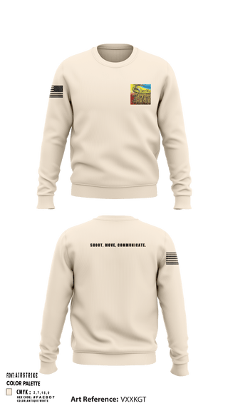 Crew Neck Sweatshirt, 218th Maneuver brigade, National Guard, Teamtime, Team time, sublimation, custom sports apparel, team uniforms, spirit wear, spiritwear, sports uniforms, custom shirts, team store, custom team store, fundraiser sports, apparel fundraiser