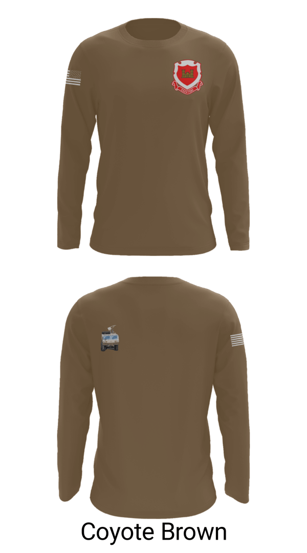 Long Sleeve Performance Shirt, 185th Engineer Support Company, , Teamtime, Team time, sublimation, custom sports apparel, team uniforms, spirit wear, spiritwear, sports uniforms, custom shirts, team store, custom team store, fundraiser sports, apparel fundraiser