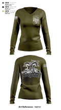 1450th TC 47594433 Women's Long Sleeve V-neck Shirt - 1