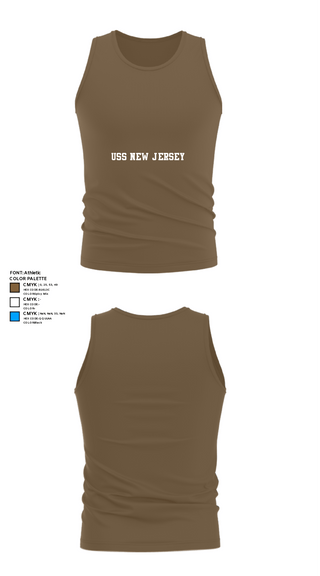 Tank Top, USS NEW JERSEY, , Teamtime, Team time, sublimation, custom sports apparel, team uniforms, spirit wear, spiritwear, sports uniforms, custom shirts, team store, custom team store, fundraiser sports, apparel fundraiser