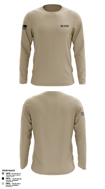 2D DSB 12044470 Long Sleeve Performance Shirt - 2