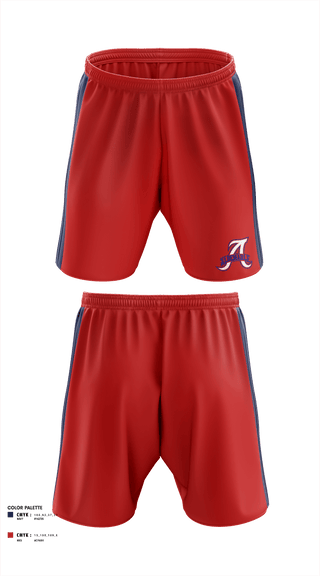 Athletic Shorts With Pockets, Albemarle Youth Football, Football, Teamtime, Team time, sublimation, custom sports apparel, team uniforms, spirit wear, spiritwear, sports uniforms, custom shirts, team store, custom team store, fundraiser sports, apparel fundraiser