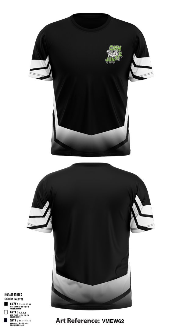 Short Sleeve Performance Shirt, Cash Junkies Elite, Men's Basketball, Teamtime, Team time, sublimation, custom sports apparel, team uniforms, spirit wear, spiritwear, sports uniforms, custom shirts, team store, custom team store, fundraiser sports, apparel fundraiser