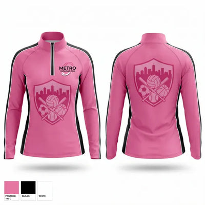 Metro Sports Center Volleyball 19908198 Quarter Zip Jacket - 1