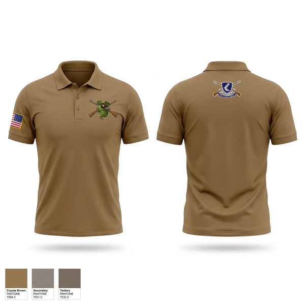 Short Sleeve Performance Polo, 3/485th IN BN VIPERS, Army, Teamtime, Team time, sublimation, custom sports apparel, team uniforms, spirit wear, spiritwear, sports uniforms, custom shirts, team store, custom team store, fundraiser sports, apparel fundraiser