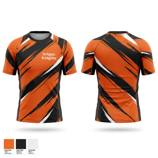 Short Sleeve Rash Guard Shirt, Irrigon Knights, Wrestling, Teamtime, Team time, sublimation, custom sports apparel, team uniforms, spirit wear, spiritwear, sports uniforms, custom shirts, team store, custom team store, fundraiser sports, apparel fundraiser