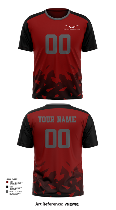 Victory Baseball 47093427 Short Sleeve Performance Shirt - 2