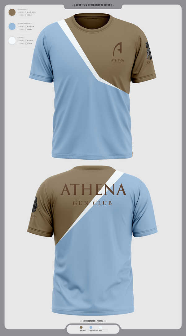 Old School Cotton Feel Shirt, Athena Gun Club, , Teamtime, Team time, sublimation, custom sports apparel, team uniforms, spirit wear, spiritwear, sports uniforms, custom shirts, team store, custom team store, fundraiser sports, apparel fundraiser