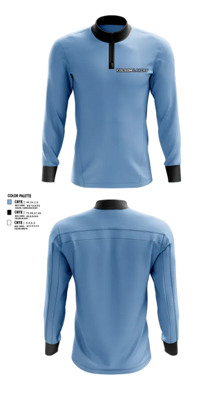 Quarter Zip Jacket, Folsom Lakers, Baseball, Teamtime, Team time, sublimation, custom sports apparel, team uniforms, spirit wear, spiritwear, sports uniforms, custom shirts, team store, custom team store, fundraiser sports, apparel fundraiser