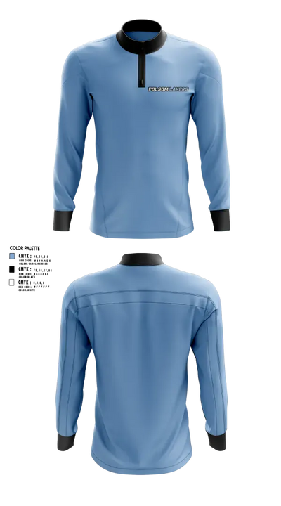 Folsom Lakers 58191301 Quarter Zip Jacket - 3