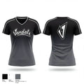 Midwest Vandals 80354767 Women's Short Sleeve V-neck Shirt - 1