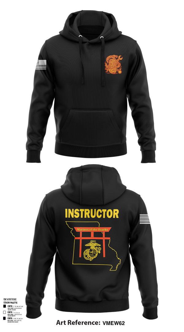 Hoodie, BEER, Marines, Teamtime, Team time, sublimation, custom sports apparel, team uniforms, spirit wear, spiritwear, sports uniforms, custom shirts, team store, custom team store, fundraiser sports, apparel fundraiser
