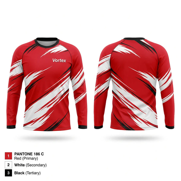 Long Sleeve Performance Shirt, Vortex, Softball, Teamtime, Team time, sublimation, custom sports apparel, team uniforms, spirit wear, spiritwear, sports uniforms, custom shirts, team store, custom team store, fundraiser sports, apparel fundraiser