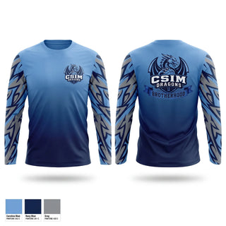 Long Sleeve Performance Shirt, Dragons, Baseball, Teamtime, Team time, sublimation, custom sports apparel, team uniforms, spirit wear, spiritwear, sports uniforms, custom shirts, team store, custom team store, fundraiser sports, apparel fundraiser
