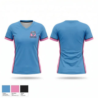 Womens Short Sleeve Vneck Shirt, Twisters, Softball, Teamtime, Team time, sublimation, custom sports apparel, team uniforms, spirit wear, spiritwear, sports uniforms, custom shirts, team store, custom team store, fundraiser sports, apparel fundraiser