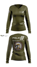 Inteligencia criminal Women's Long Sleeve V-neck Shirt - 16