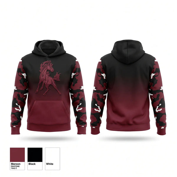 Hoodie, Mustangs, Women's Basketball, Teamtime, Team time, sublimation, custom sports apparel, team uniforms, spirit wear, spiritwear, sports uniforms, custom shirts, team store, custom team store, fundraiser sports, apparel fundraiser