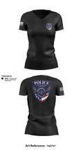 New Hanover Township Police 37567826 Women's Short Sleeve V-neck Shirt - 1
